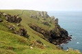 A slightly misty background to Pentire Head