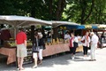 Vast quantities of wonderful fattening Perigord specialities at Domme market