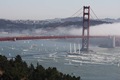 The Maltese Falcon enters the bay