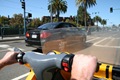 Screaming along the Embarcadero