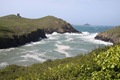 The turbulent entrance to Port Quin