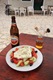 Greek (Village) Salad with an intruding Amstel beer