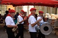 Musicians in Le Puy market