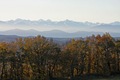 Looking south from the farm towards the Pyrenees