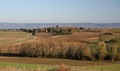 Fanjeaux seen from the farm